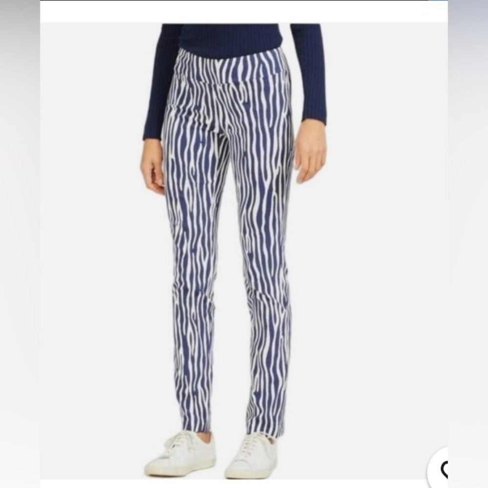 J Mclaughlin Masie Pant In Zebra Print Size 8